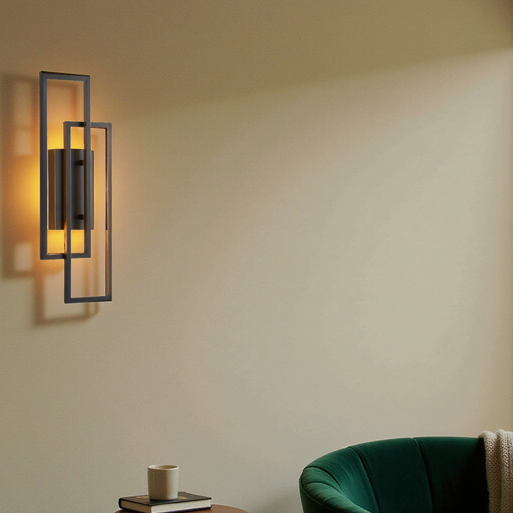 Dirron - Rectangular Geometric LED Wall Lamp