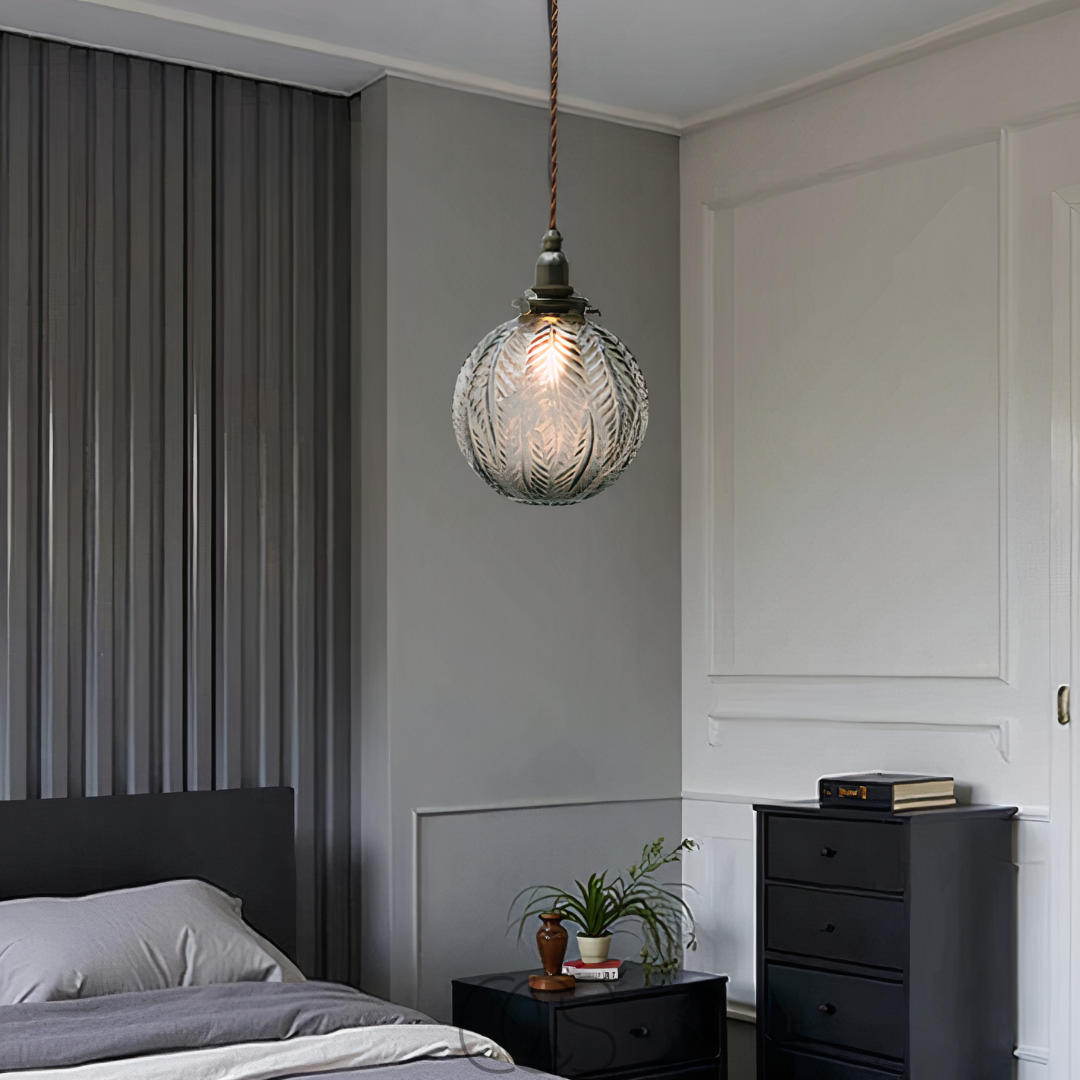Dirron - Round Pendant Lamp Glass - Smoke Color