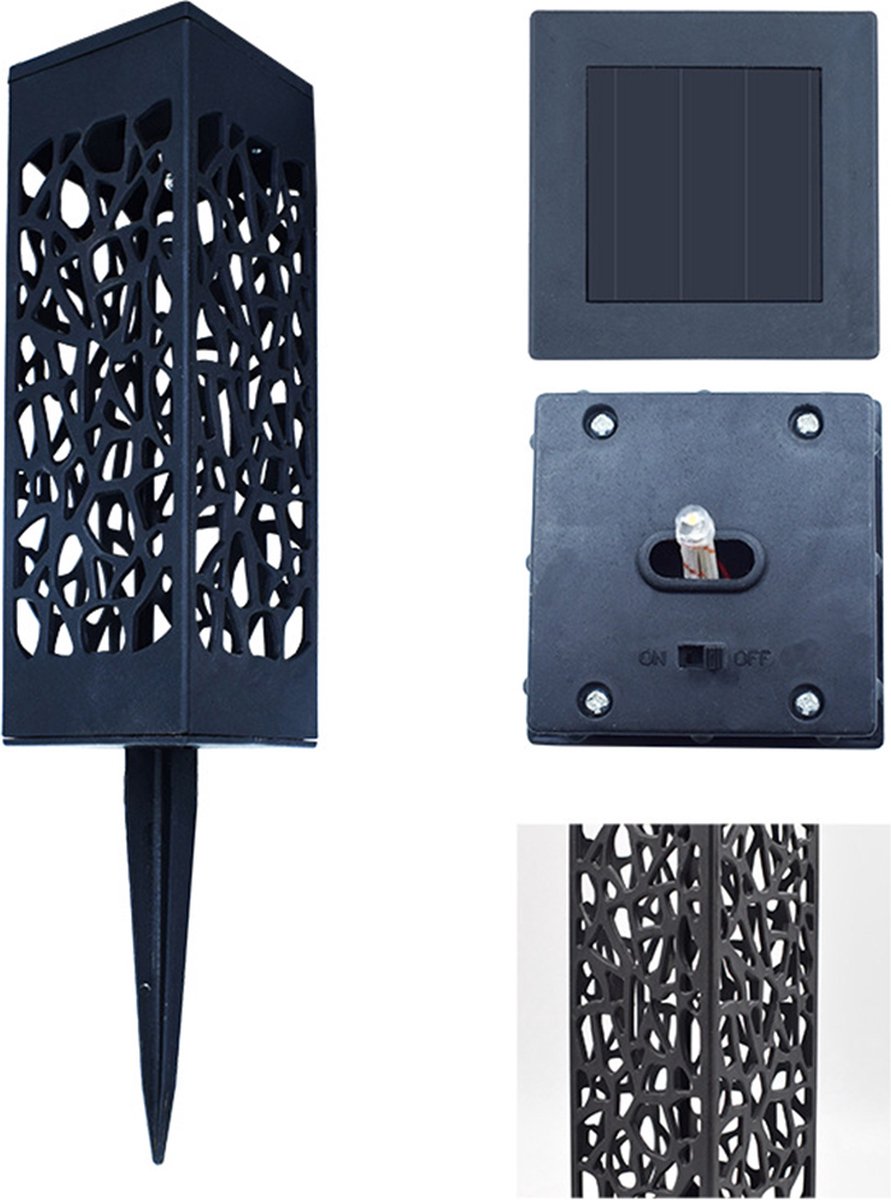 Dirron - Solar Garden Light Pole - Wireless Solar Outdoor Lamp