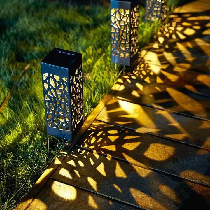 Dirron - Solar Garden Light Pole - Wireless Solar Outdoor Lamp