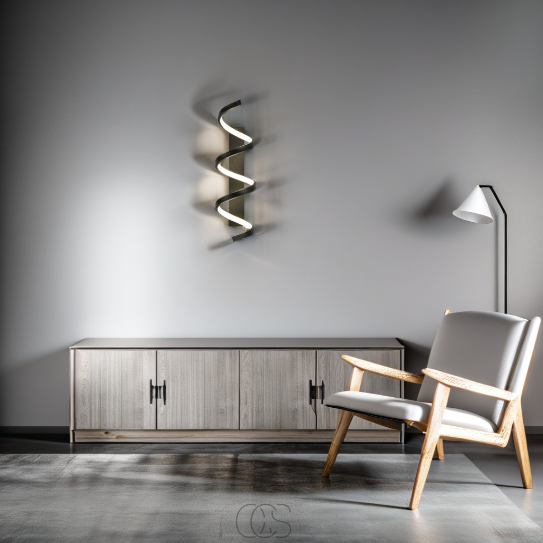 Dirron - Spiral LED wall lamp - Dimmable