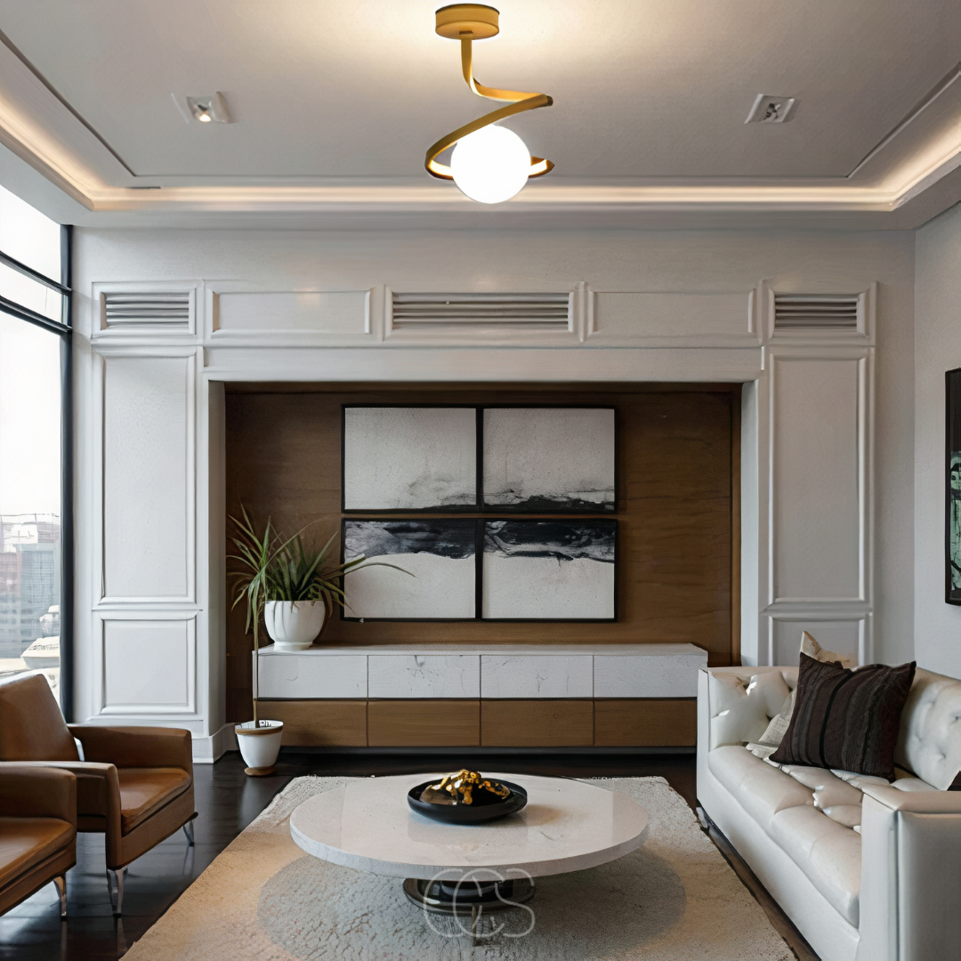 Dirron - Spiral with Ball Ceiling Lamp – luxury in a playful design