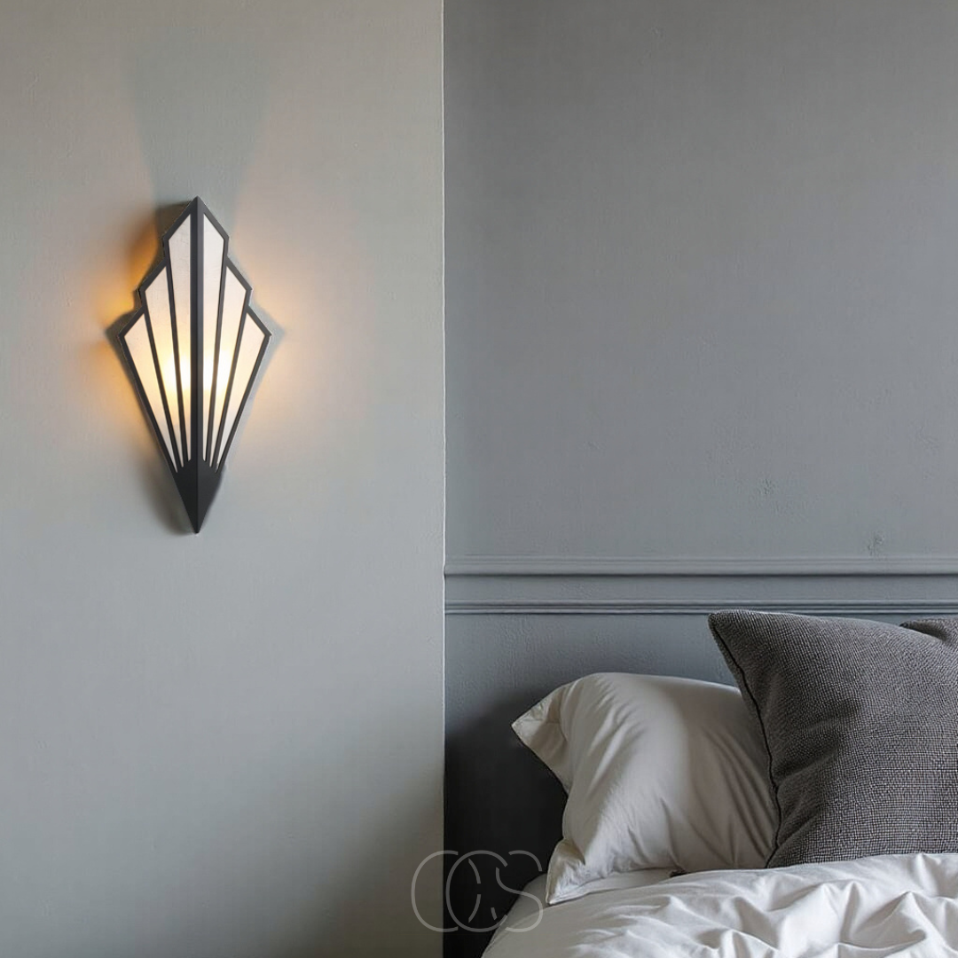 Dirron - Wall lamp with geometric diamond design
