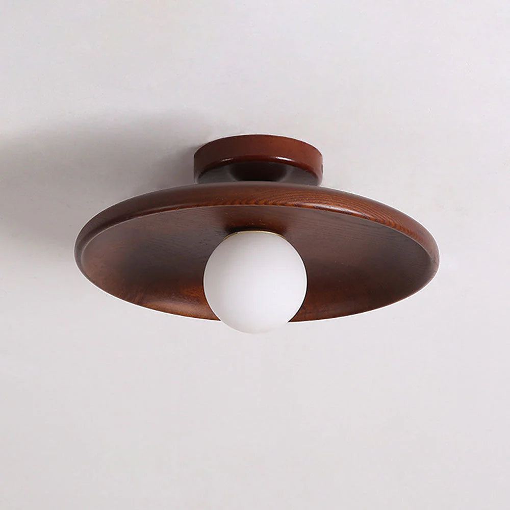Dirron - Walnut Ceiling Lamp - Luxury Ceiling Lamp Wood