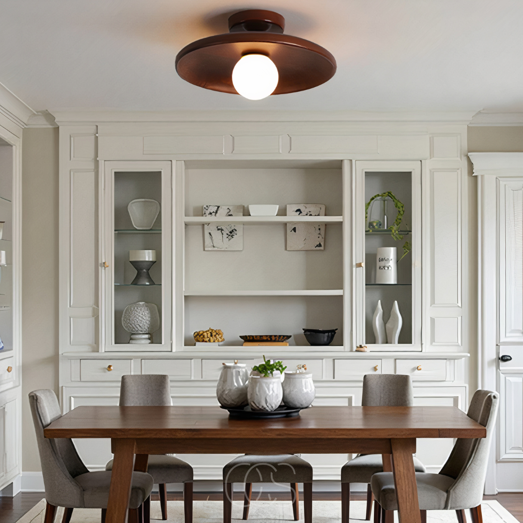Dirron - Walnut Ceiling Lamp - Luxury Ceiling Lamp Wood