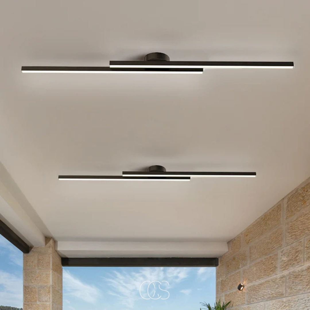 Dirron - modern aluminum ceiling lamp - Sleek ceiling lighting