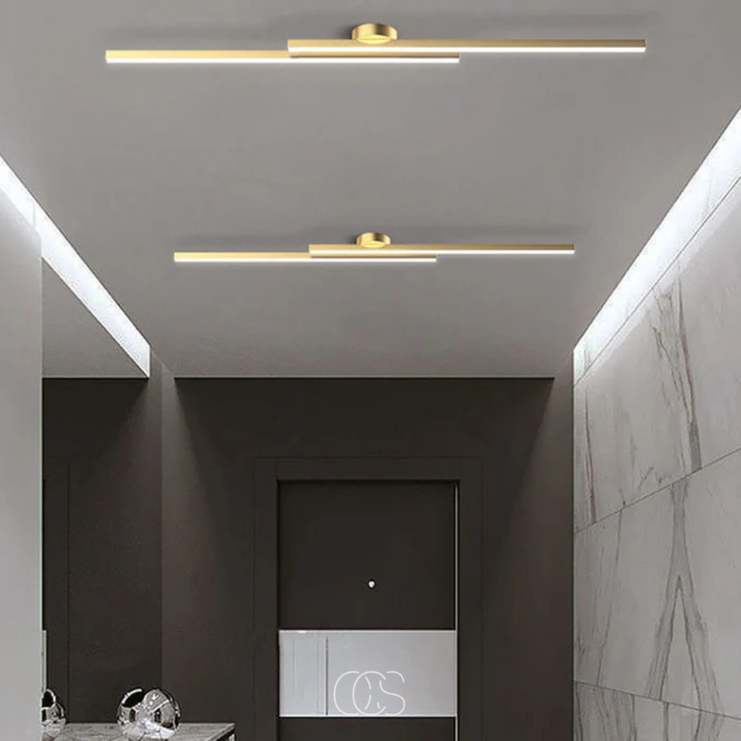 Dirron - modern aluminum ceiling lamp - Sleek ceiling lighting