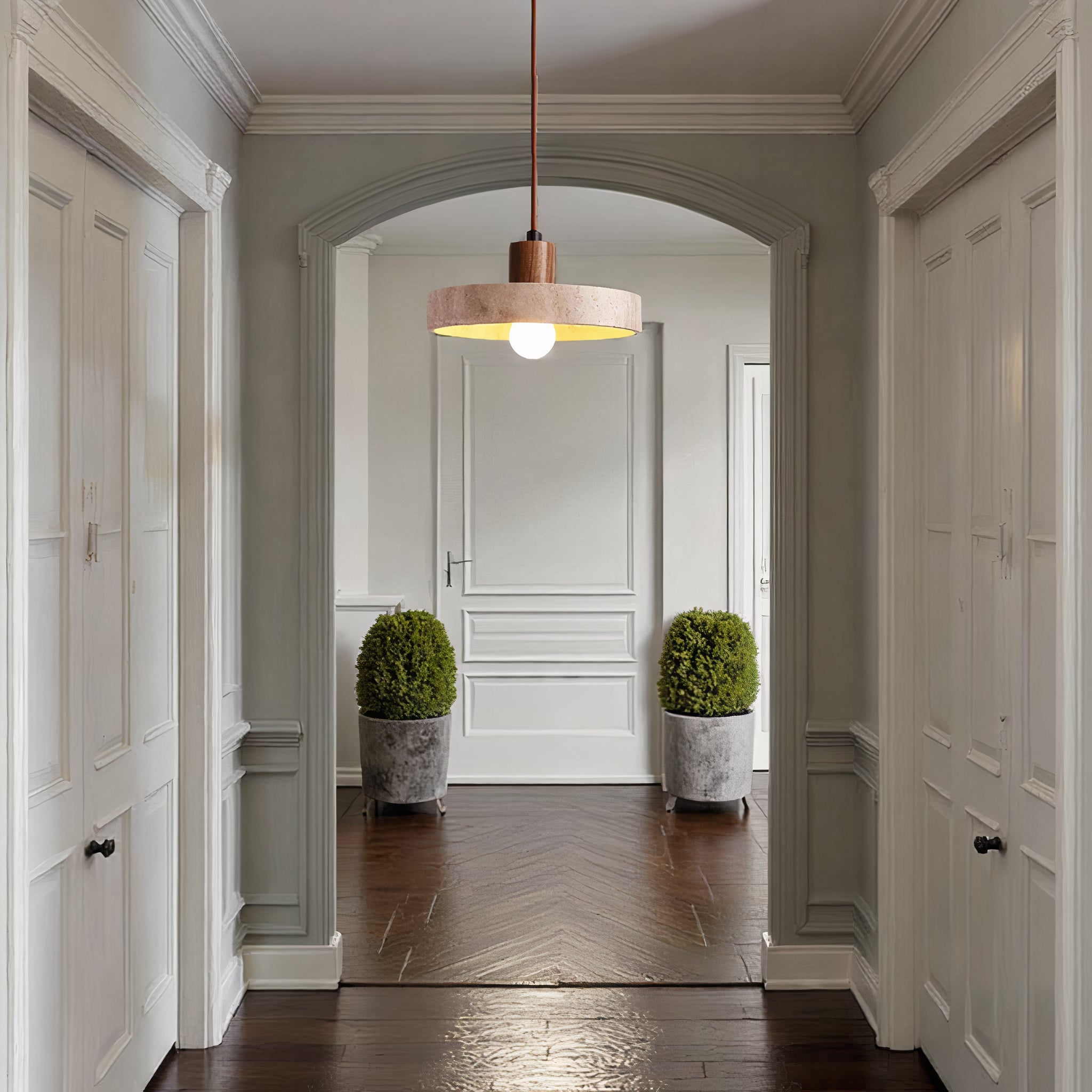 Dirron - pendant lamp in natural stone - Unique & Adjustable
