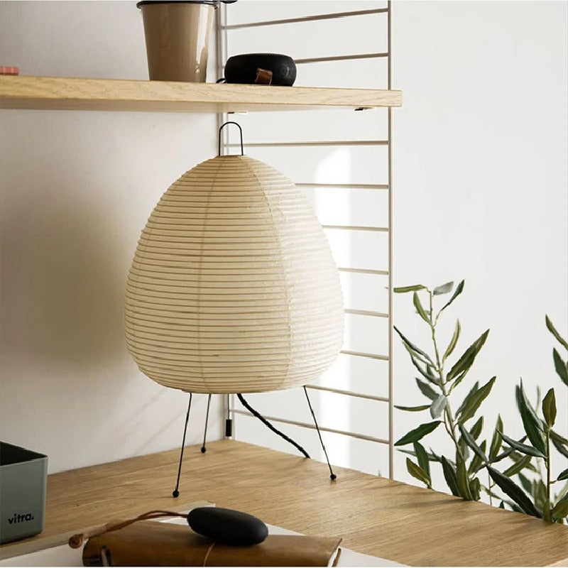 SoraLum Rice Paper Table Lamp With Soft Ambient Glow
