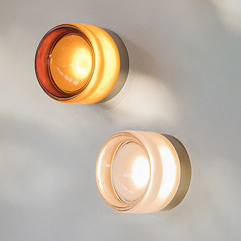 AuroraGlass Premium Sconce Wall Lamp by Lumenari Studio