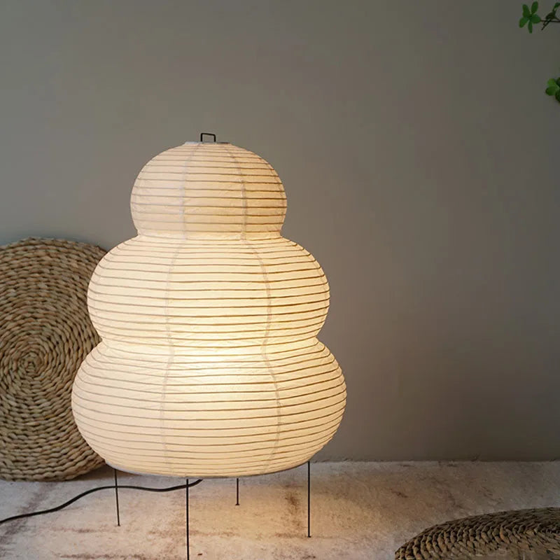 Kiko Japanese Rice Paper Desk Lamp with 3-Mode Dimmer