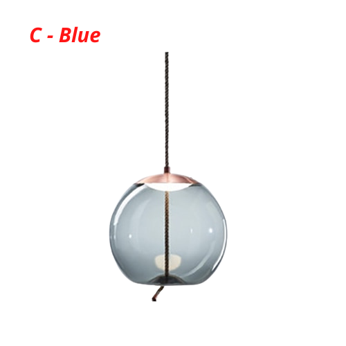 LoomNord Glass Rope Pendant Lights In Nordic Style Today