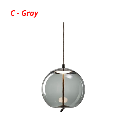 LoomNord Glass Rope Pendant Lights In Nordic Style Today