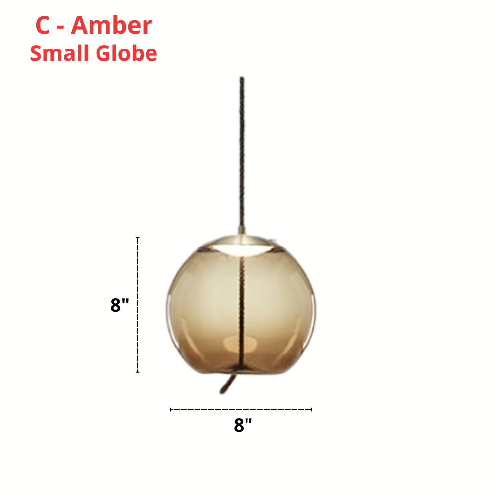 LoomNord Glass Rope Pendant Lights In Nordic Style Today