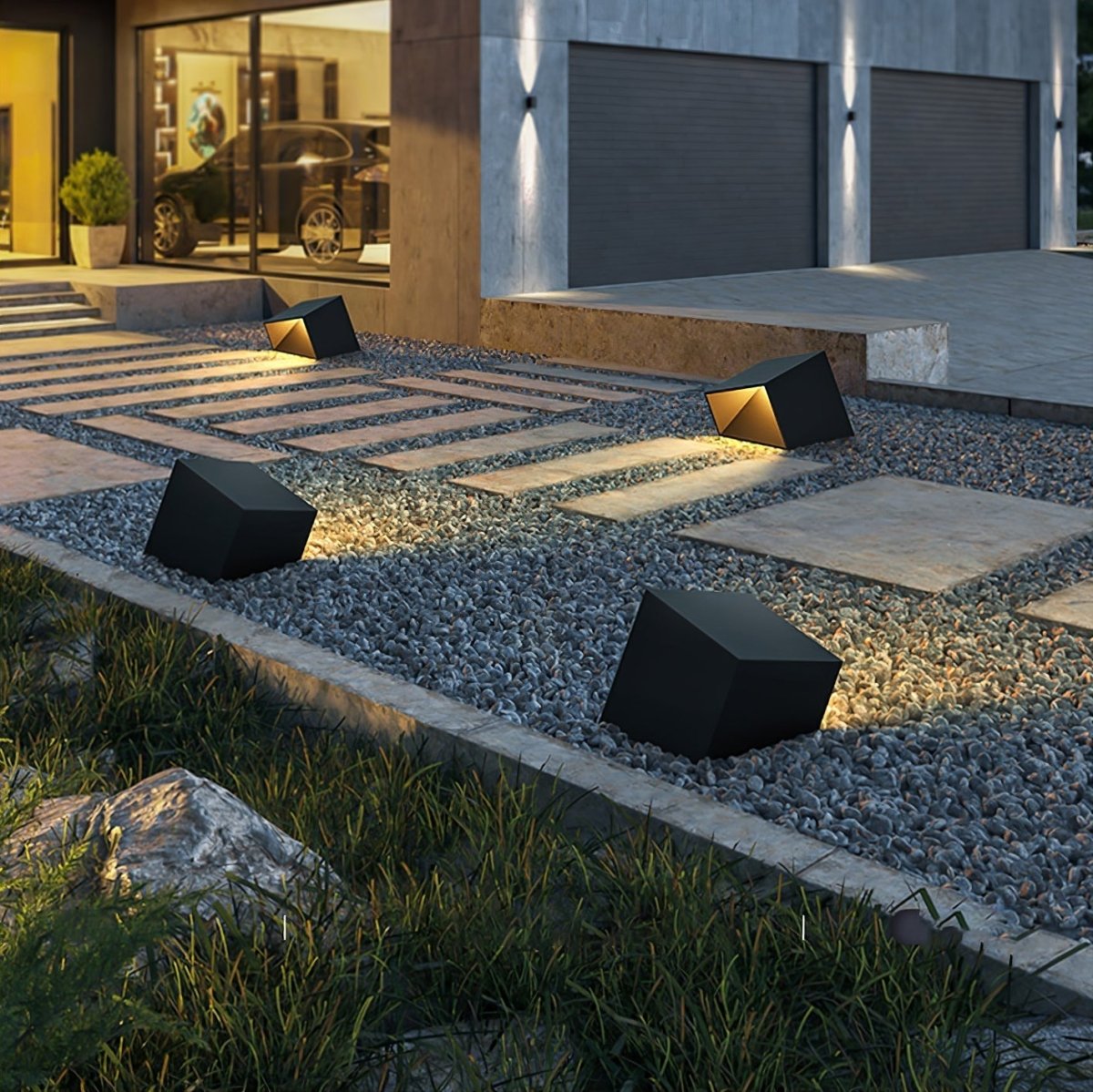 SolCube Garden Solar Light Outdoor LED Lamp