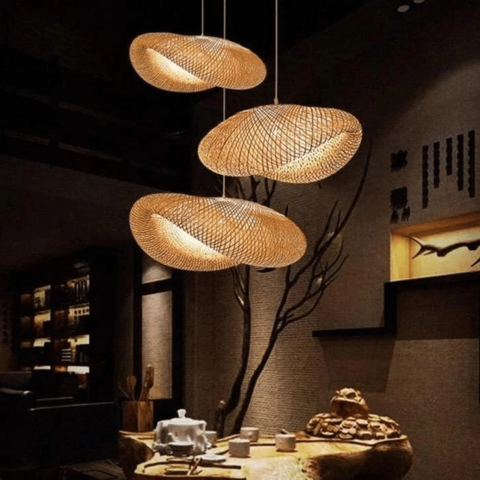 Rattan Pendant Light For Modern Homes Elegant Hanging Lamp