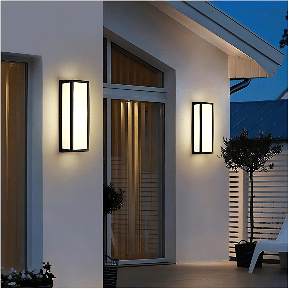 Novara Glow Exterior Wall Lamp Inspired by Retro Delight