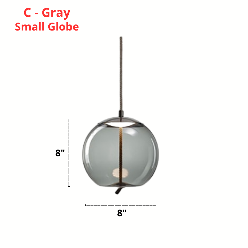 LoomNord Glass Rope Pendant Lights In Nordic Style Today