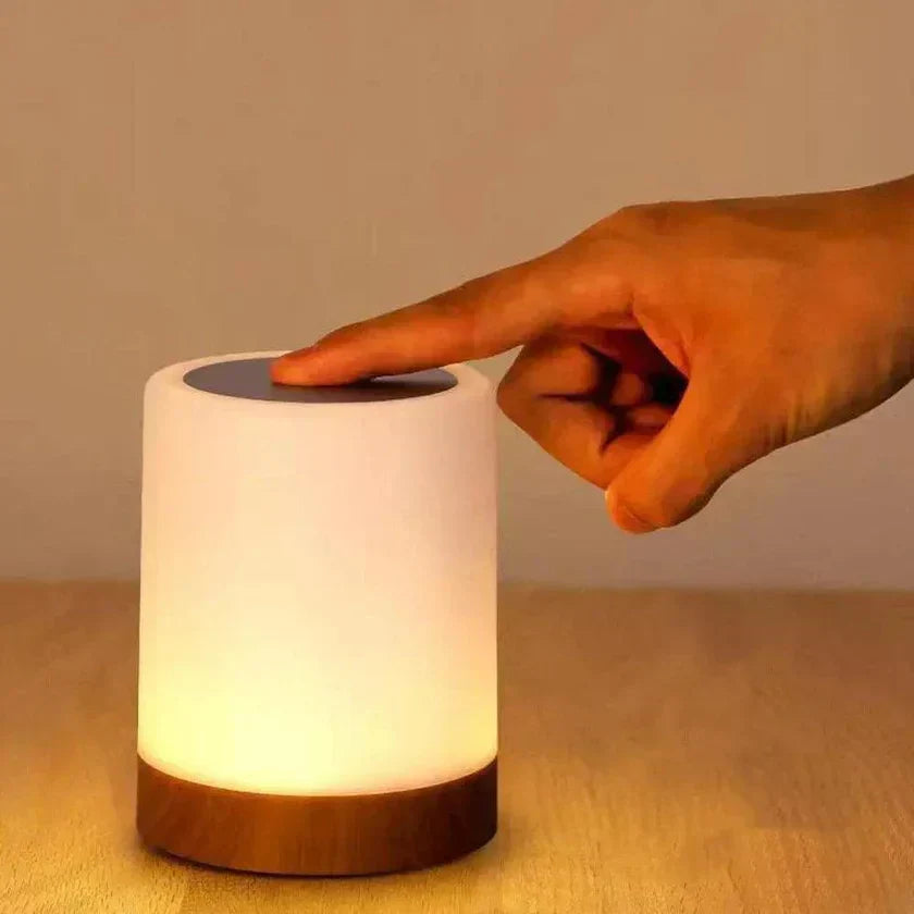 AuraPulse Rechargeable Mood Lamp With Touch Control