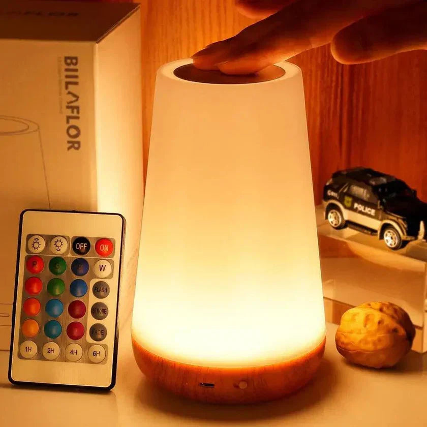 AuraPulse Rechargeable Mood Lamp With Touch Control