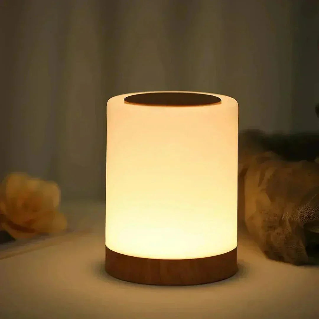 AuraPulse Rechargeable Mood Lamp With Touch Control