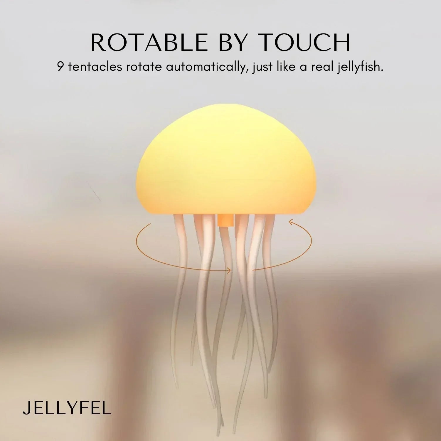 ReefDrift Jellyfish Lamp With Gradient Ocean Light At Home