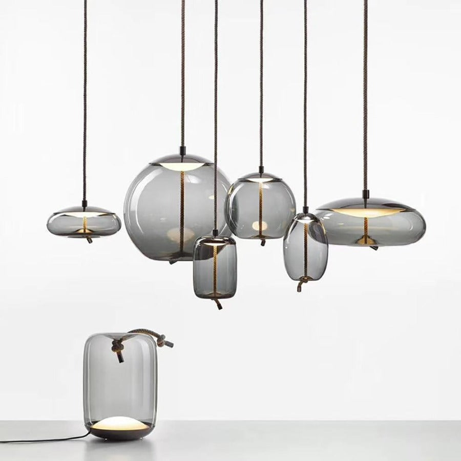 LoomNord Glass Rope Pendant Lights In Nordic Style Today