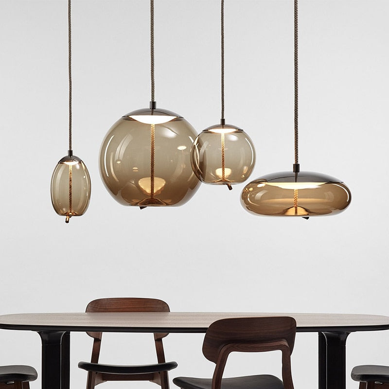LoomNord Glass Rope Pendant Lights In Nordic Style Today