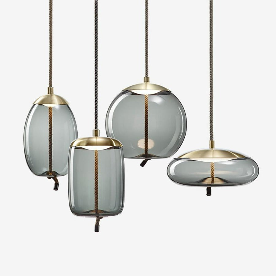 LoomNord Glass Rope Pendant Lights In Nordic Style Today