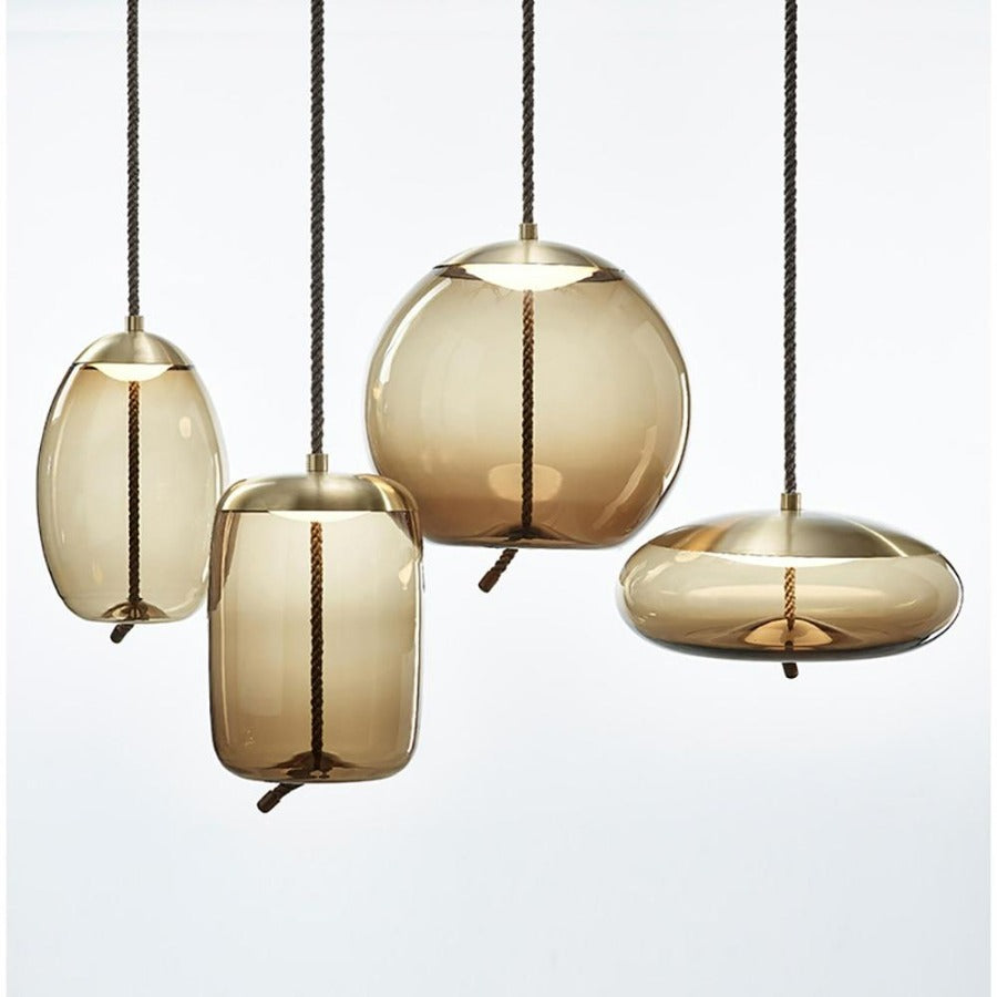 LoomNord Glass Rope Pendant Lights In Nordic Style Today